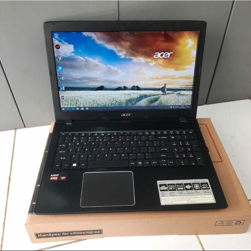 Laptop Acer Aspire E5-553G 15,6inc Amd A12-9700P dualvga Amd radeon R7 M445Dx 2GB Ram 8GB HDD 1TB 15inch