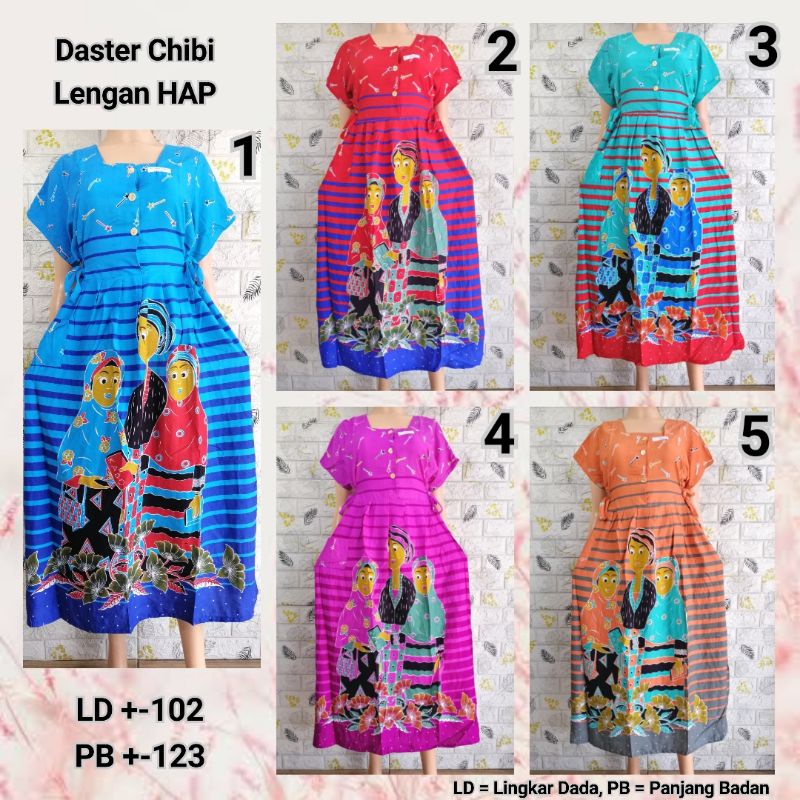 DASTER CHIBI LENGAN HAP DASTER MODERN ADEM BUSUI FRIENDLY BU TEJO PRUT + MWLC