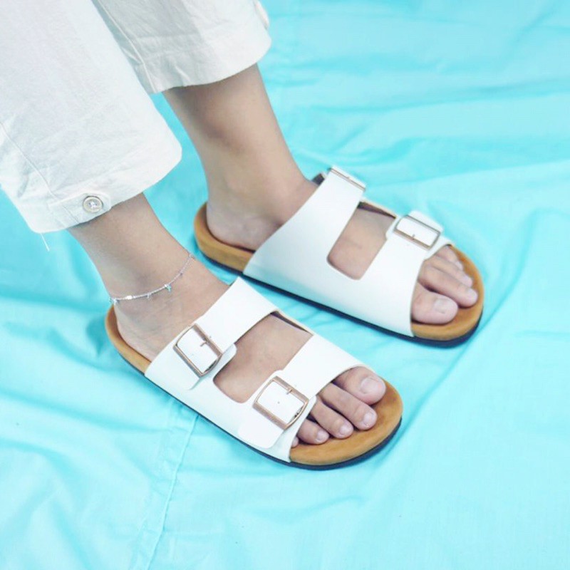 MOSCOW - WHITE  ( Sandal Unisex / Wanita &amp; Pria )