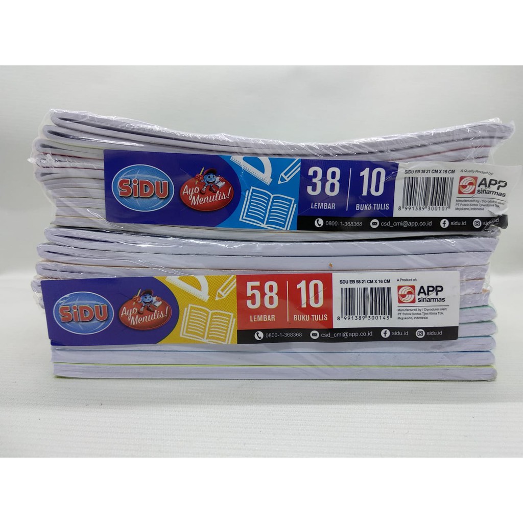 Buku Tulis Sidu/notebook/ buku tulis bergaris merk Sidu-4