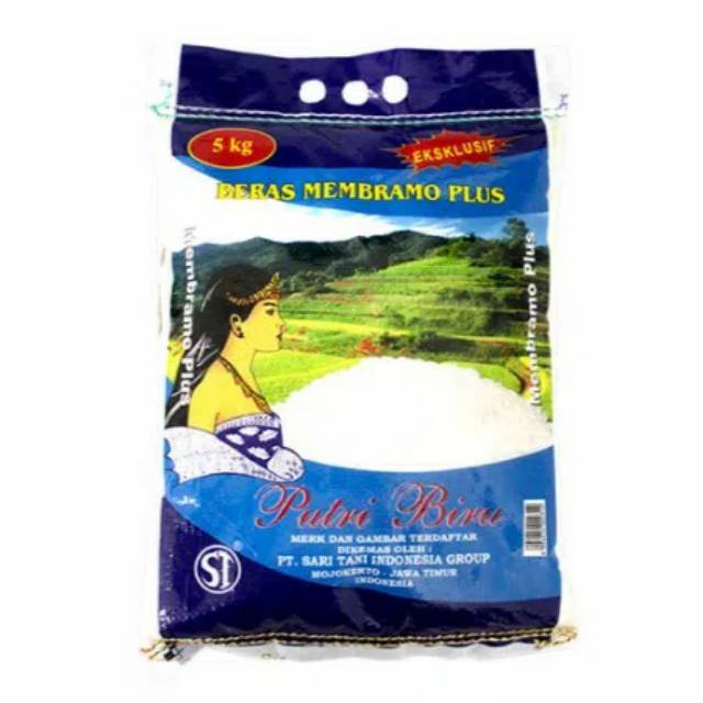 

Beras putri biru premium 5 kg