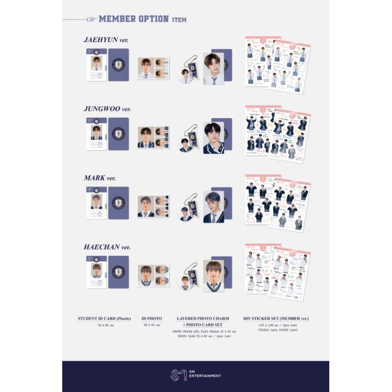 DP B2S NCT Member set Haechan