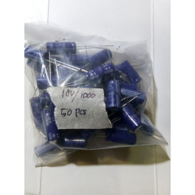 Elco 1000uf 10v per 50pcs