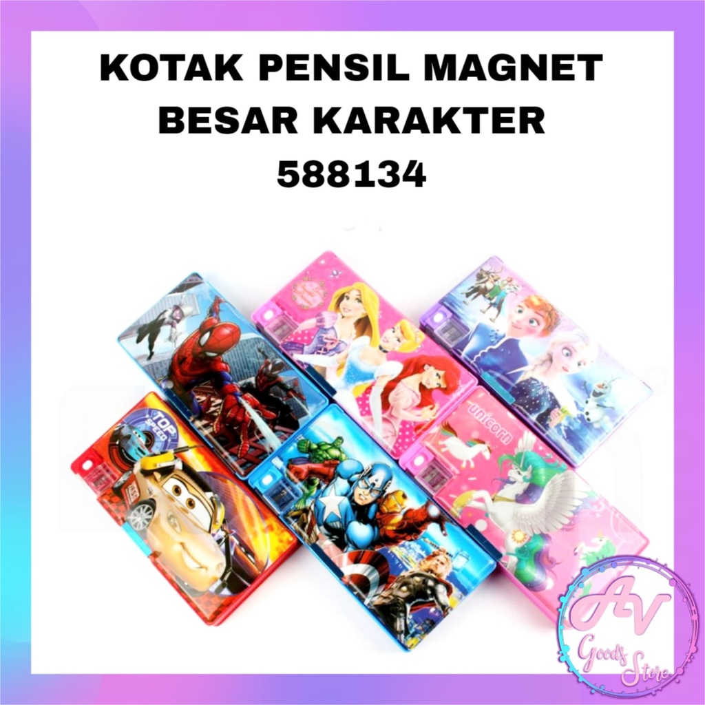

Kotak Pensil Magnet Besar Karakter 588-134 / Tempat Pensil Magnet Fancy