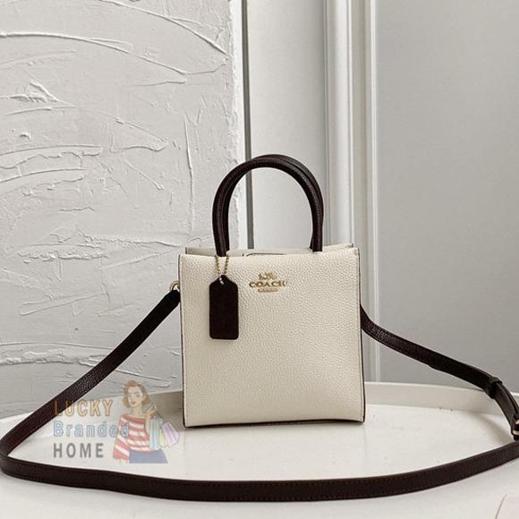 TAS COACH Mini Cally Crossbody In Colorblock Signature Canvas C2183