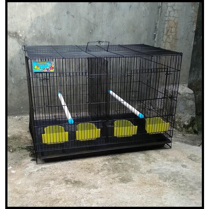 Kandang Lipat Kucing Kelinci Musang Burung Lovebird Ayam Sekat 60X40