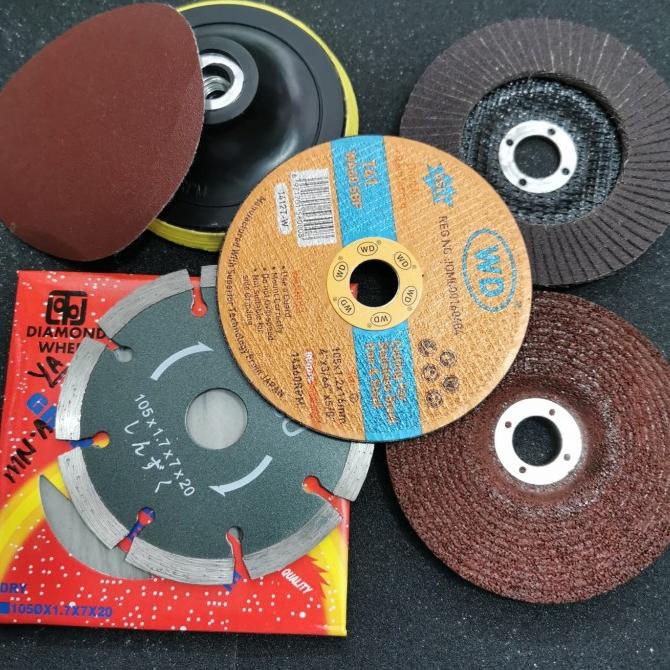 Mata Gerinda Komplit / Gurinda Amplas, Keramik, Besi, Poles Termurah