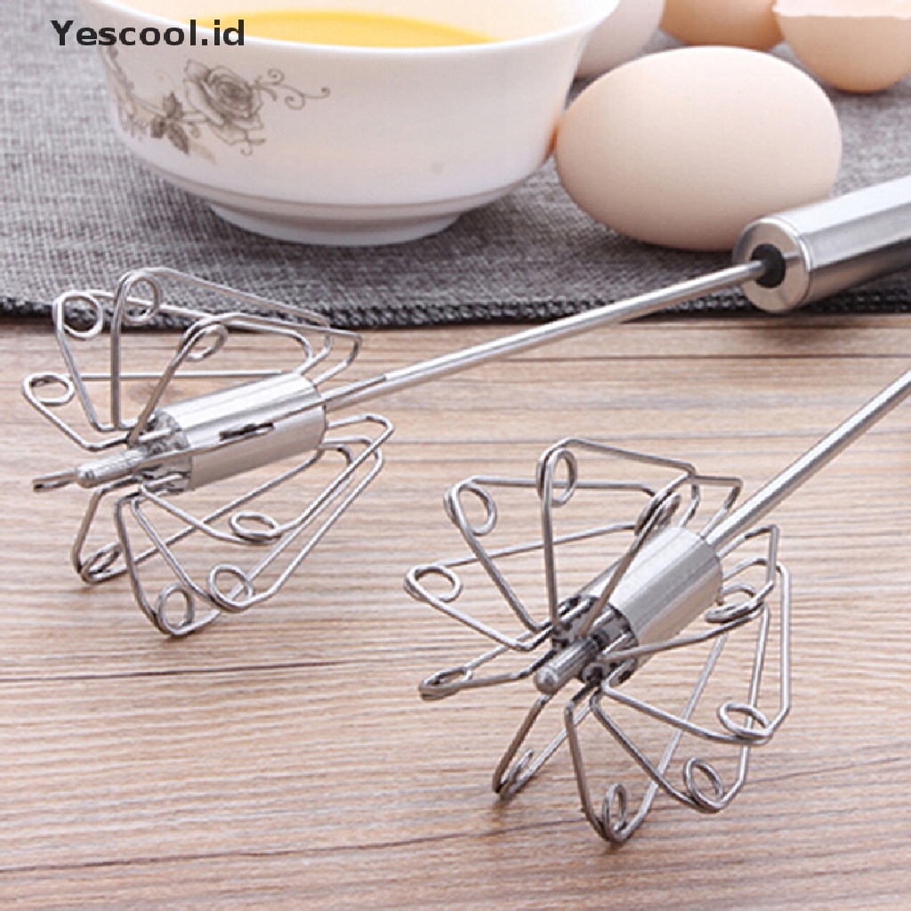 Alat Pengocok Telur Semi Otomatis Bahan Stainless Steel