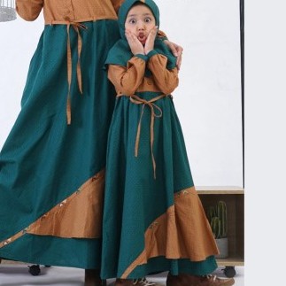 Dannis/ Abaya Anak Dannis D'Two Tone