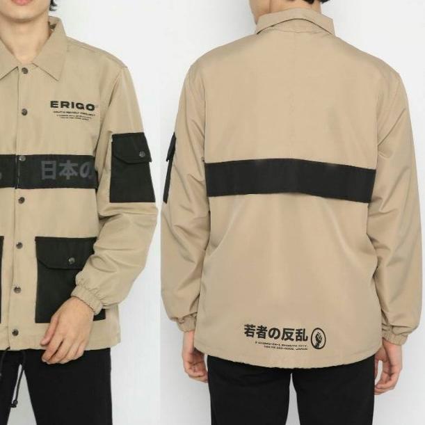◊ Jaket Coach Erigo // Jaket Pria CJ Erigo Japan // Sweater jacket bandung // Jaket Erigo Apparel ON