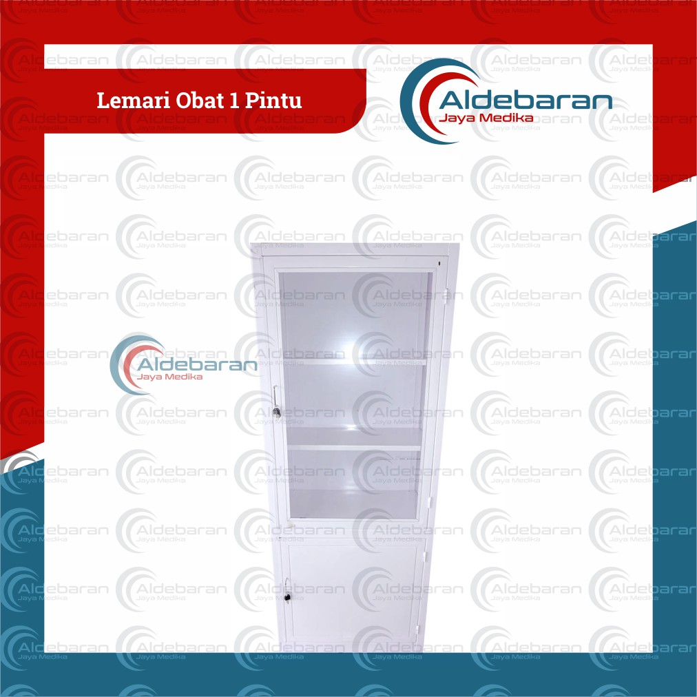 Lemari Obat 1 Pintu | Lemari Penyimpanan Obat Bahan Besi