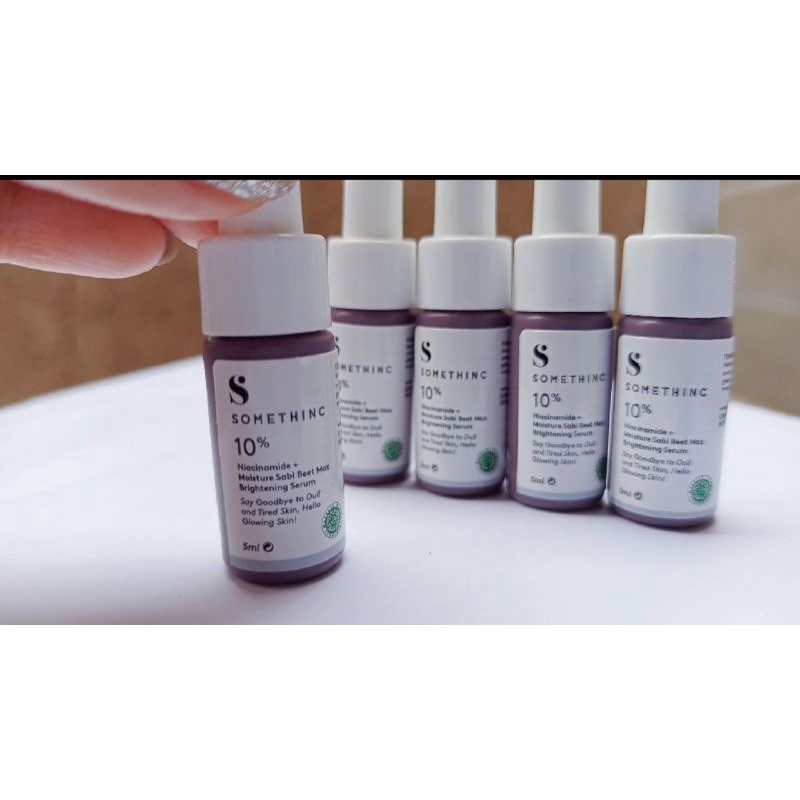 serum somethinc niacinamide 10% + Sabi beet moisture mini size 5ml.