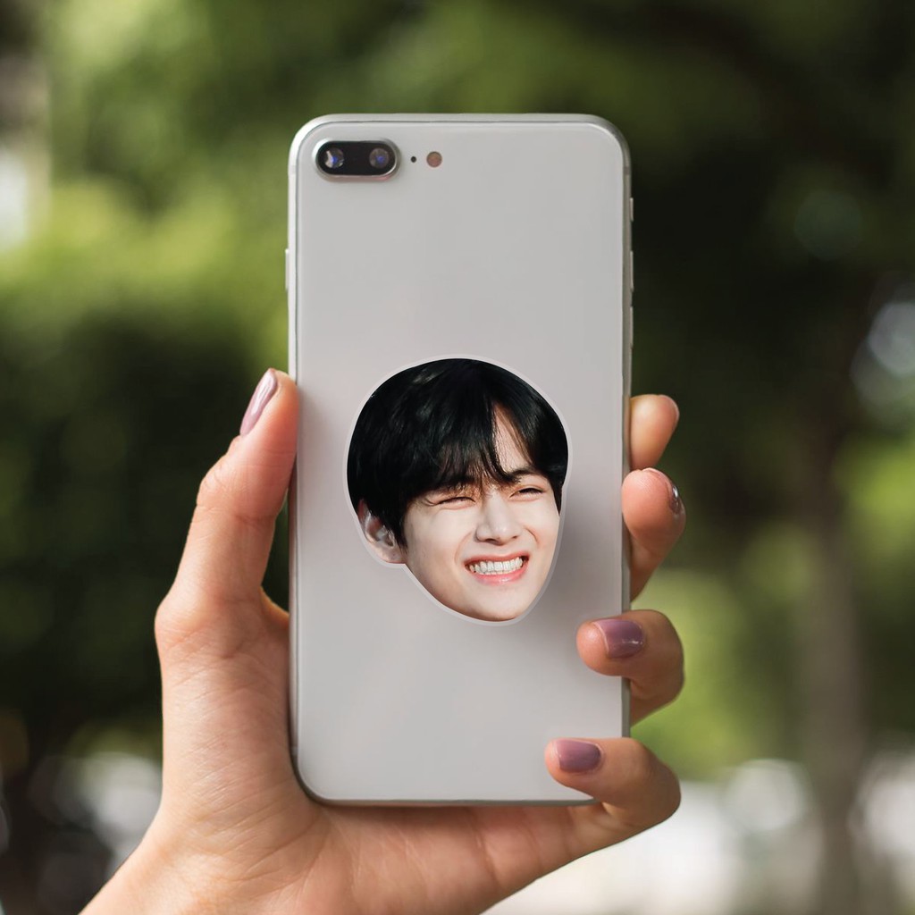 Griptok Kim Tae Hyung V BTS Oppa Korea Phone Grip Pop Stand Socket HP Bangtan Kpop Idol Taehyung