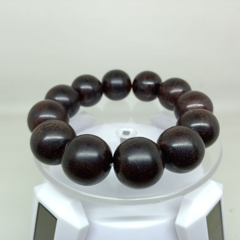 GELANG KAYU GALIH ASEM JUMBO SUPER SIZE 18MM ORIGINAL