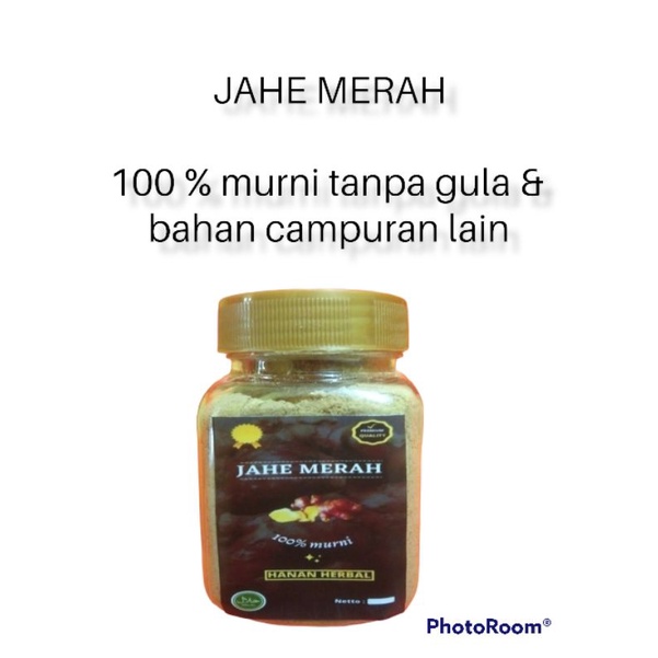 

JAHE MERAH MURNI TANPA GULA DAN BAHAN CAMPURAN LAIN