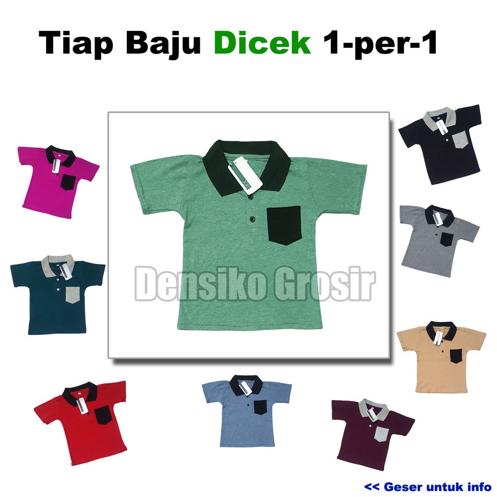 Kaos Polo Anak (6) Baju Kerah Berkualitas Bahan Katun