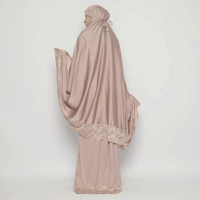 Mukena Premium Armani Silk Lace Import Raya Series