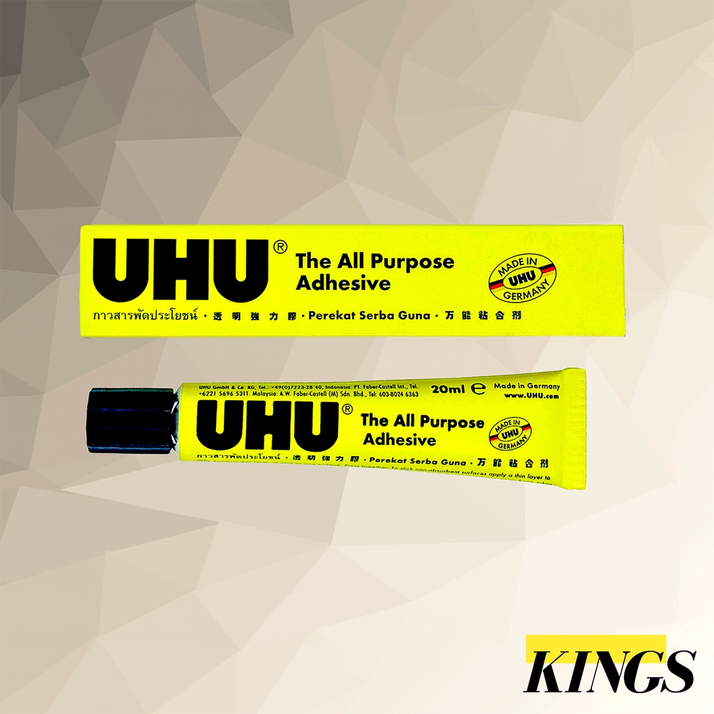 

UHU All Purpose Adhesive / Perekat Serba Guna / Lem Cair 20 ml