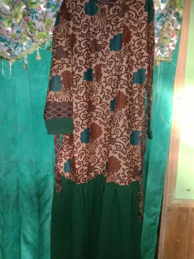 Gamis Batik Manggar,padi,sekar,cantik, Kubis,kupu,padi,daun