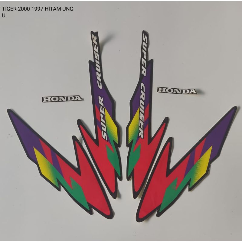 STRIPING TIGER 2000 1997 HITAM UNGU
