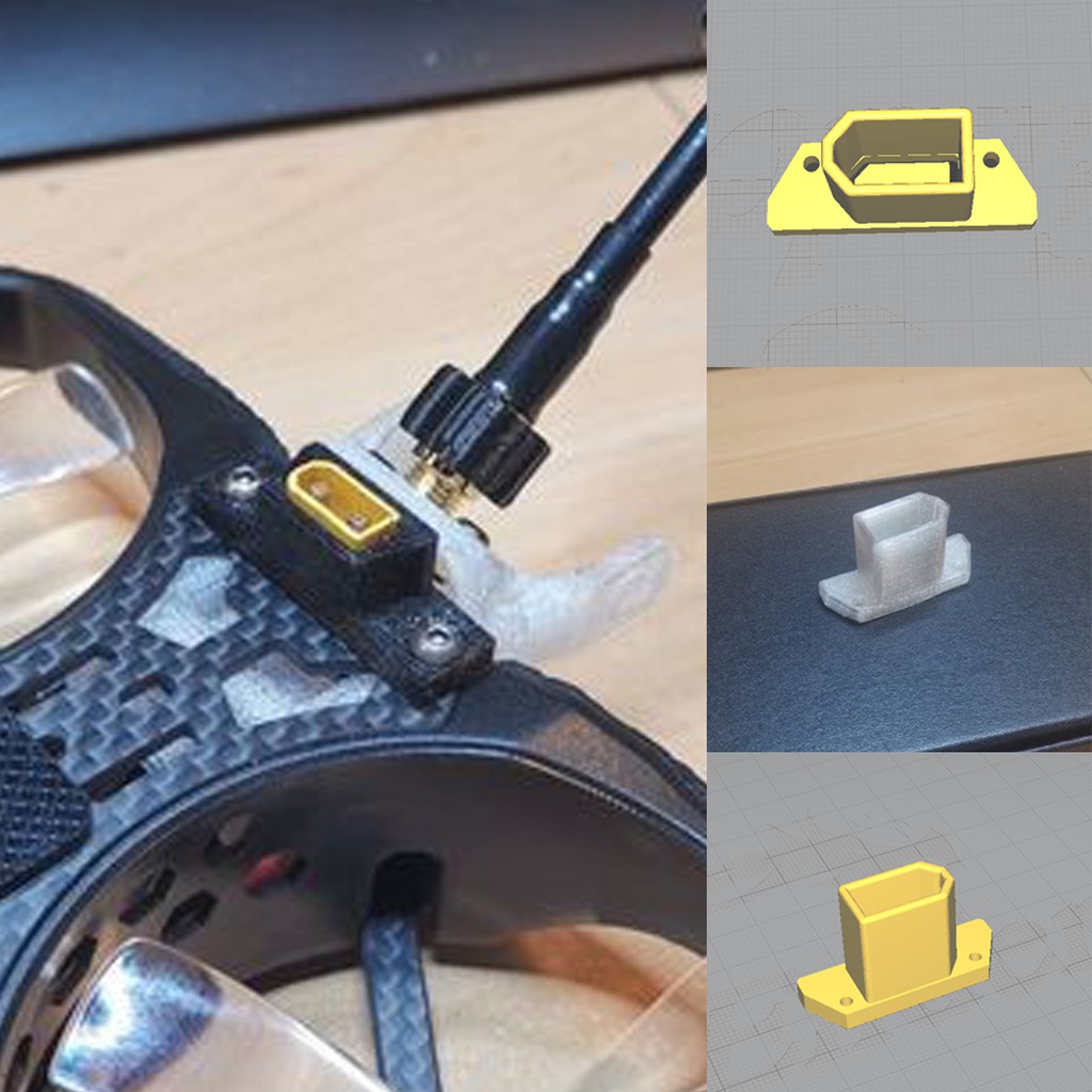 iFlight ProTek35 XT60 Holder - FPV Drone 3D Print