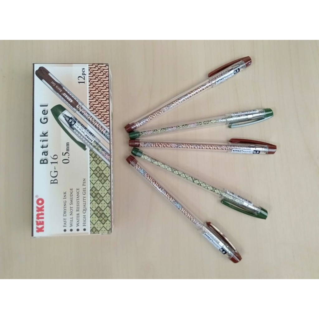 

(PCS) BOLPOIN KENKO BATIK GEL BG-16 / KE-16