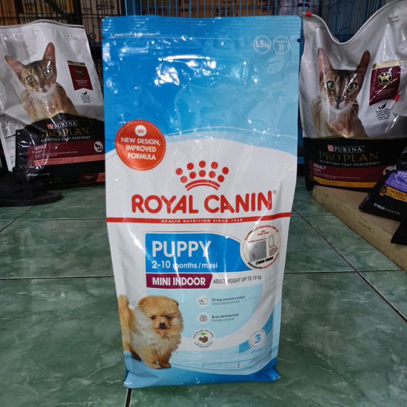 RC MINI INDOOR PUPPY 1.5kg Freshpack / ROYAL CANIN DOG INDOOR MINI PUPPY