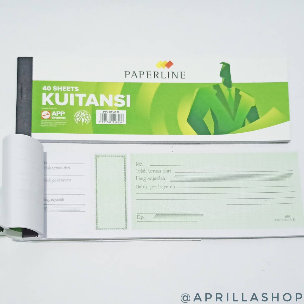 

Buku Kwitansi Kecil Paperline isi 40 lembar