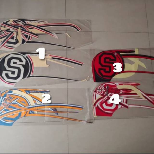 Striping lis sticker body scoopy tahun 2014
