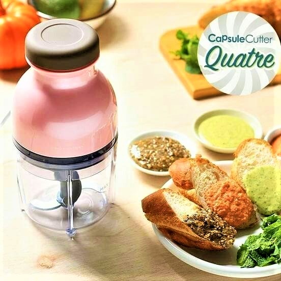 Blender Capsule Cutter Quatre Blender Kapsul Mini Meat Grinder Chopper Mini Portable Blender Bubur Bayi Serbaguna