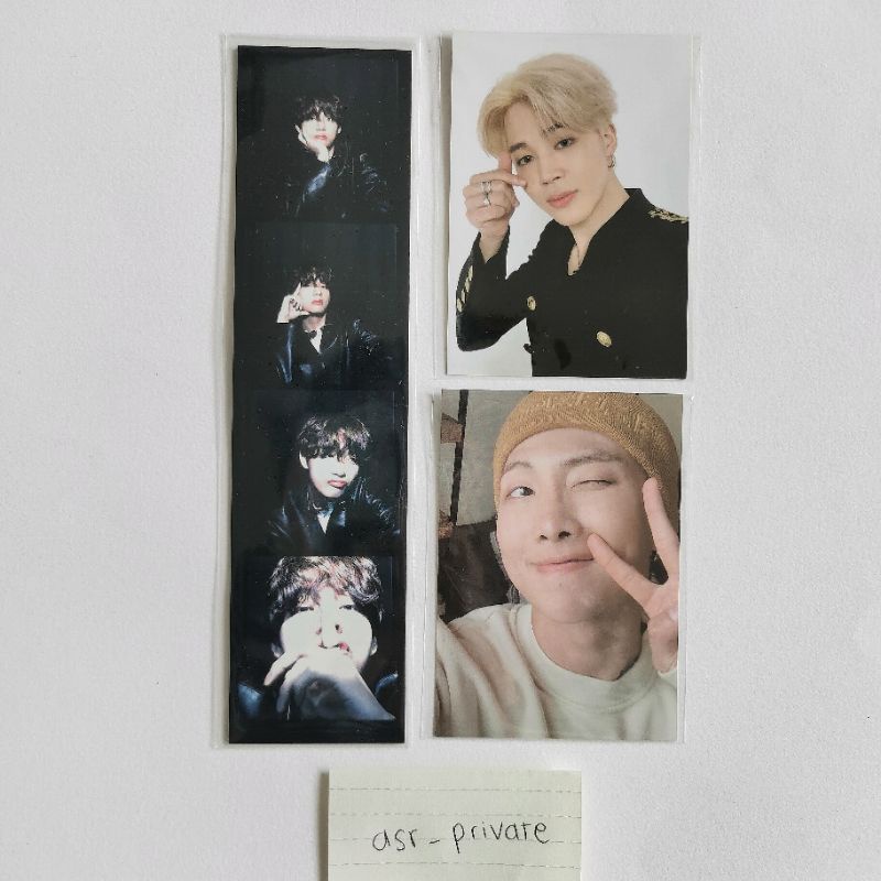 (BOOKED) BTS PC Photocard Coin Pouch SYS Jimin Photostrip Butter Taehyung
