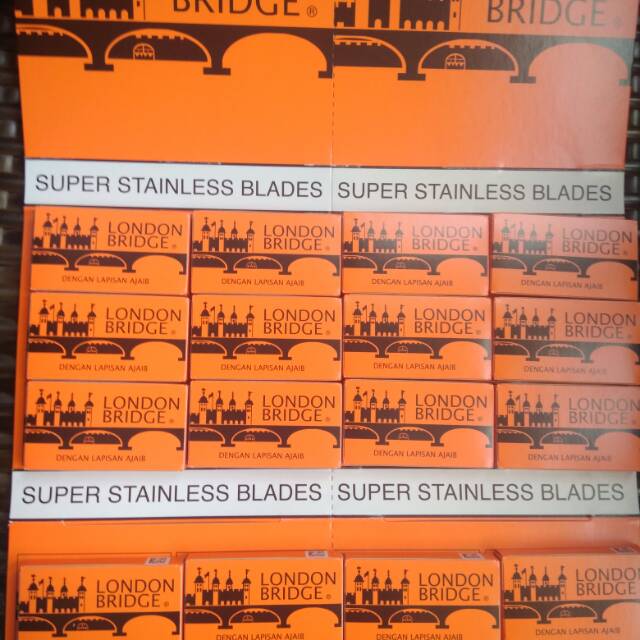 

Silet London Bridge Super Stainless Blades 20 kotak