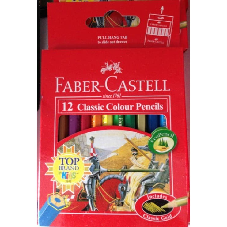 

Pensil 12 Warna Faber Castell Classic Pendek atk