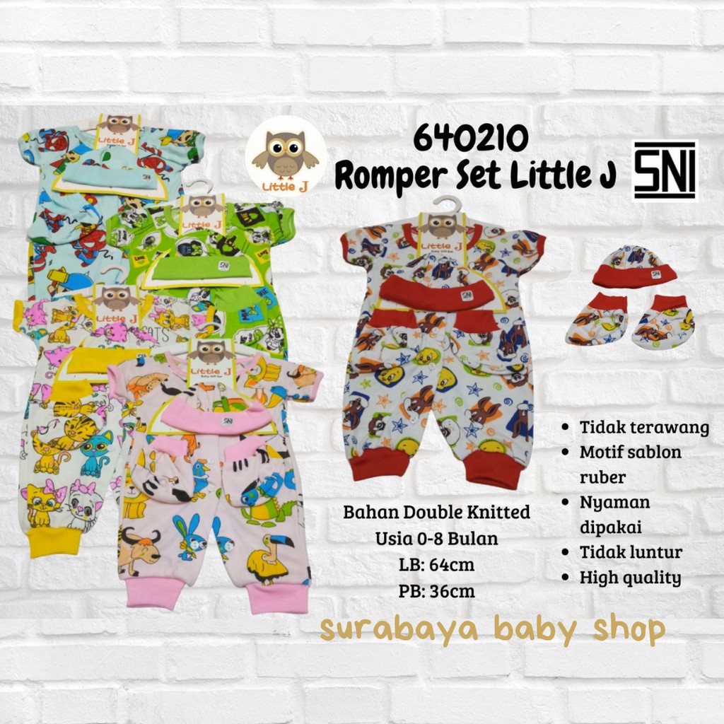 ROMPER SET LITTLE J 640210