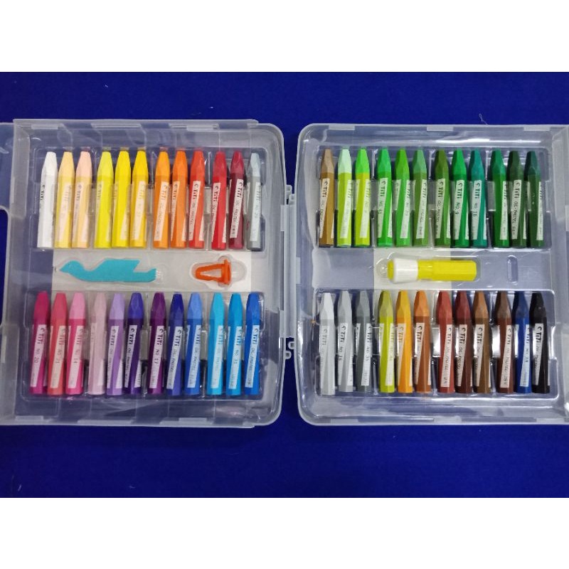 Titi Krayon Minyak 48 Warna / Crayon 48 Colors Oil Pastels