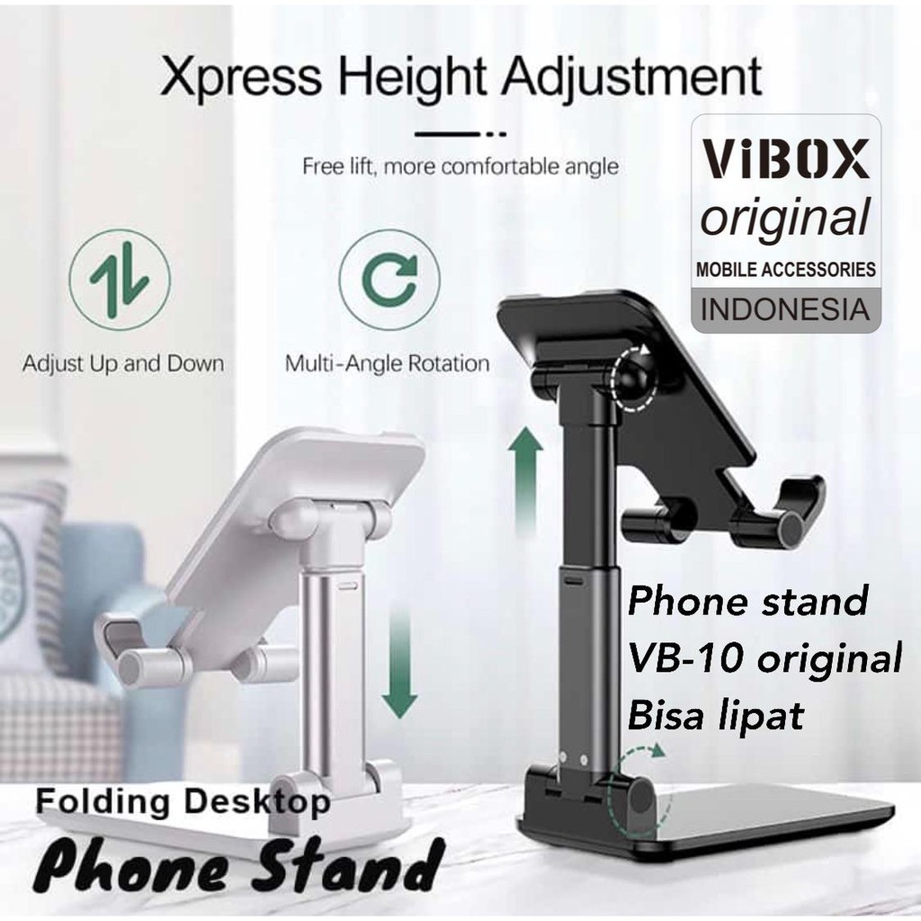 HD23s Liftable Foldable Phone Holder Stand HP Meja Folding desktop HD-23S / VB30 VIBOX transformer