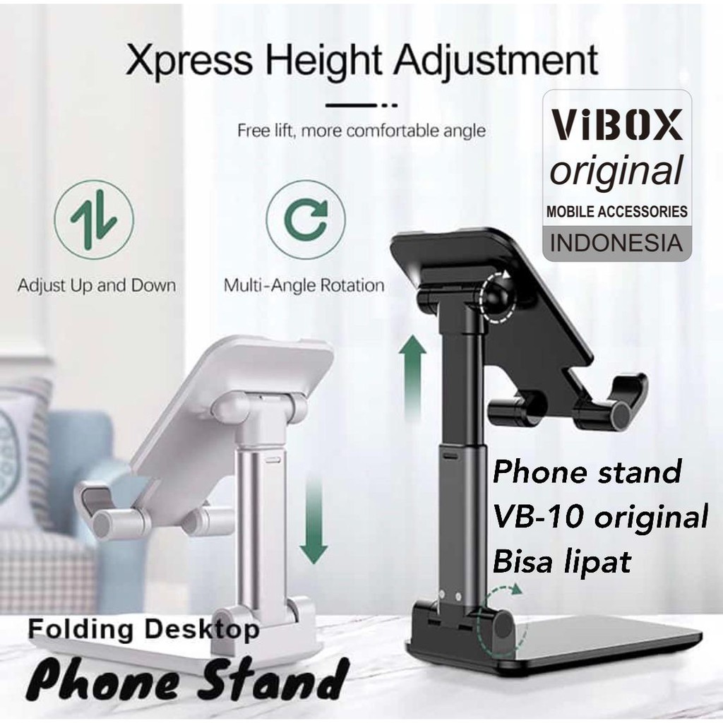 VIBOX PHONE STAND VB-10 ORIGINAL BISA LIPAT