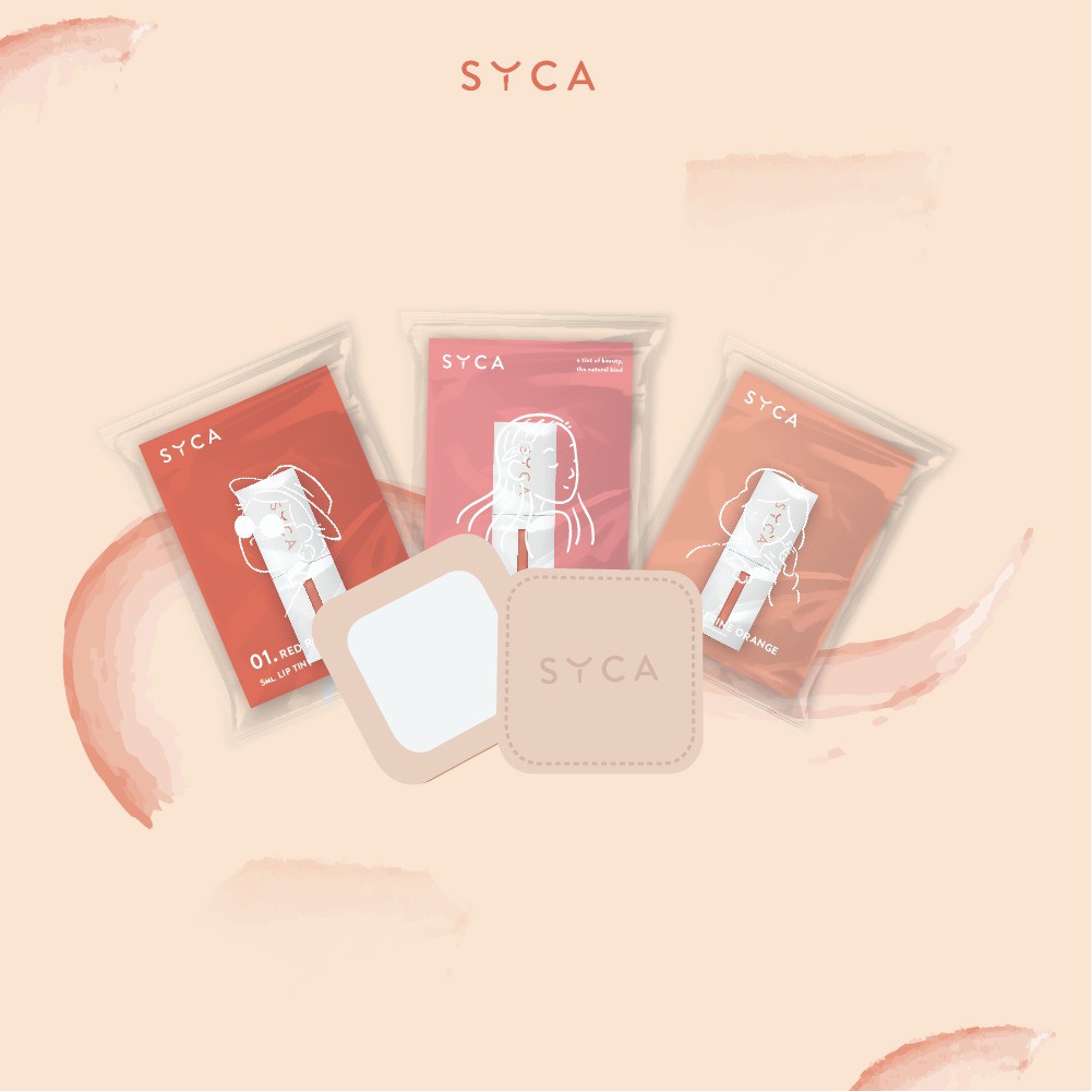 

SYCA Bundle Set (3 shades of SYCA Lip Tint + SYCA signature mirror)