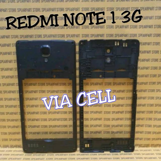 Bazel Bezel Lcd Tulang Tengah Casing / Tutup Mesin Xiaomi Redmi Note 1 3G