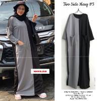 RESTOCK Gamis Kaos Jumbo  XXXXL TWO SIDE MAXY 4 Shopee 