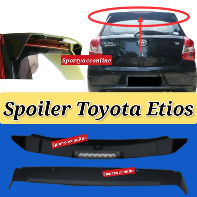 Spoiler etios valco + lampu