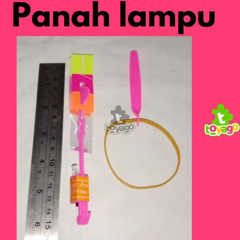 Ketapel Nyala Panah Lampu led/Baling Baling Terbang Nyala Grosir Murah
