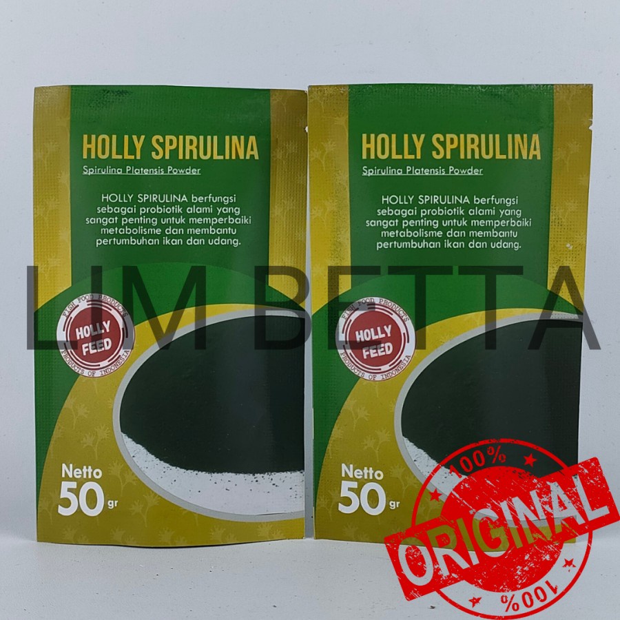 HOLLY SPIRULINA 50 GRAM / SPIRULINA PLATENSIS / SPIRULINA POWDER