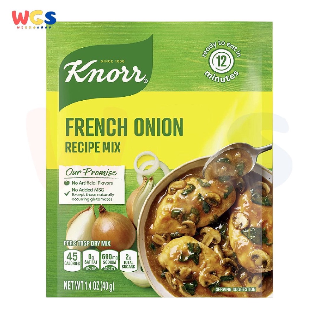 Knorr French Onion Receipe Mix Bold Flavor Classics Taste 1.4oz 40g