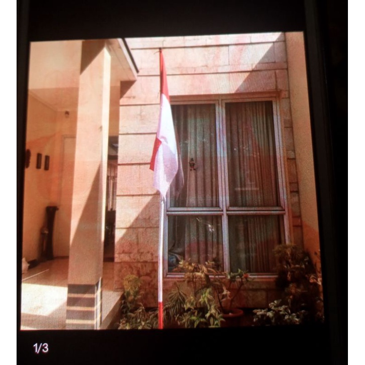 Tiang Bendera Galvanis 3 meter