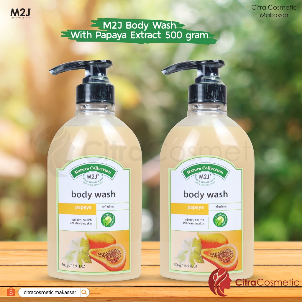 M2J Body Wash Papaya 500Gr