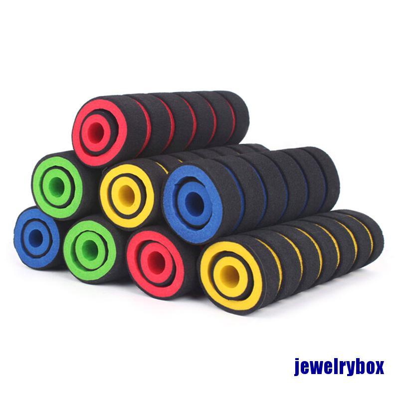 (Jewelrybox) 2 Pasang Cover Tuas Rem / Kopling Sepeda Bahan Spons Lembut