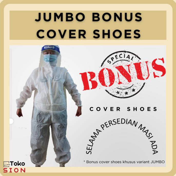 APD Hazmat suit Spunbond JUMBO XXL Big Size Baju Medis Kesehatan - JUMBO