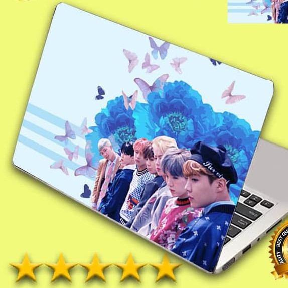 Garskin Laptop BTS full team Skin Laptop Stiker Laptop