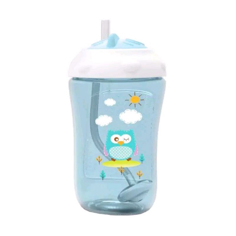 Babysafe weighted straw cup 300ml FS405 / Botol minum 300ml